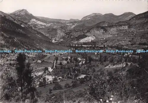 D290099 Castellane. Le Col de Lequss vu du Col de Luens. Colomb