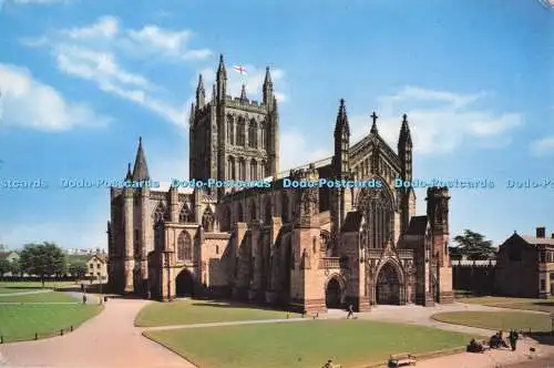 D291823 Hereford. Die Kathedrale. Postkarte