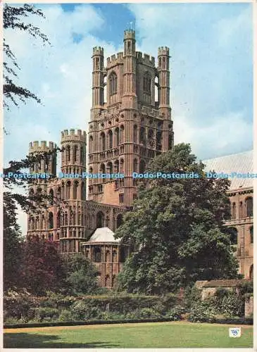 D291827 Ely Cathedral. Der Westturm. Walter Scott. Bradford