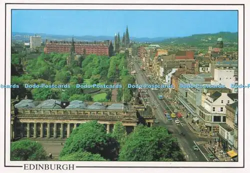 D296931 Edinburgh. Princes Street. E. T. W. Dennis. Scarborough. J. E. Cole