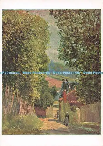 D290111 Paris. Musee du Louvre. Straße bei Louveciennes. Alfred Sisley. Soho Galler