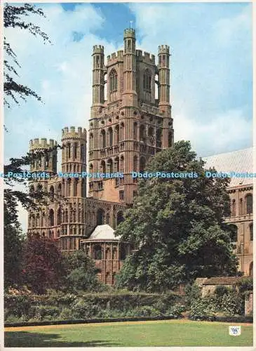 D291833 Ely Cathedral. Der Westturm. Walter Scott. Bradford