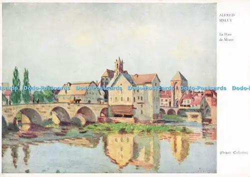 D290112 Le Pont de Moret. Alfred Sisley. The Medici Society