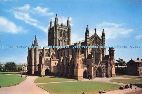 D291837 Hereford. Die Kathedrale. Postkarte