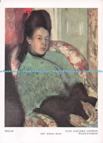 D294048 London. Tate Gallery. Femme Assise. Degas