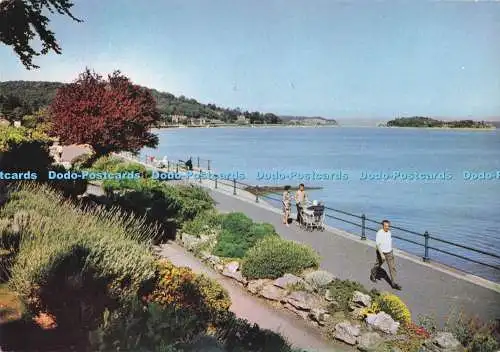 D290129 Grange Over Sands. Die Promenade. J. Arthur Dixon. Newport. I.W. Englan