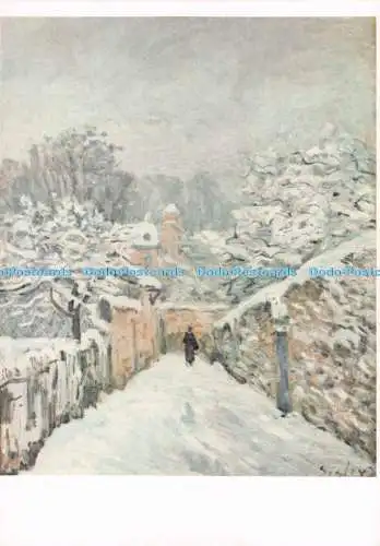 D290130 Paris. Musee d l Impressionismus. Schnee in Louveciennes. Sisley. Fernand