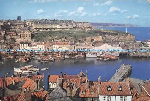 D290147 Yorkshire. Whitby. West Cliff and Harbour. J. Arthur Dixon. Newport. I.