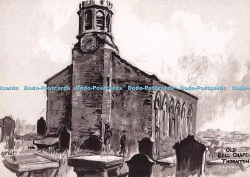 D290148 Thornton. Alte Glockenkapelle. The Bronte Way. Marje Wilson