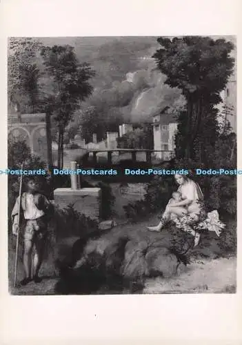 D290151 Venezia. Galleria Dell Accademia. The Tempest. Giorgione. Afi