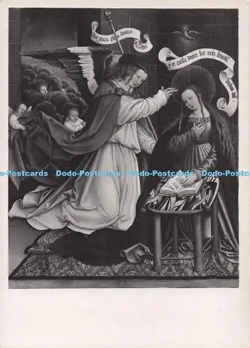 D294077 Badische Kunsthalle Karlsruhe. Bernhard Strigel. Verkundigung an Maria.