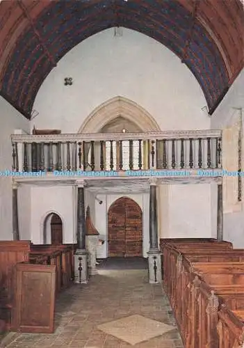 D290154 Oxfordshire. Rycote Chapel. Innenraum Blick nach Westen. Colin Richardson Prin