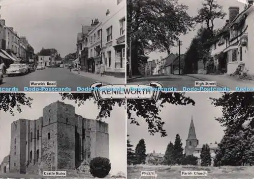 D296971 Kenilworth. Warwick Road. RP. Multi View. PM. Weston Super Mare. 1962