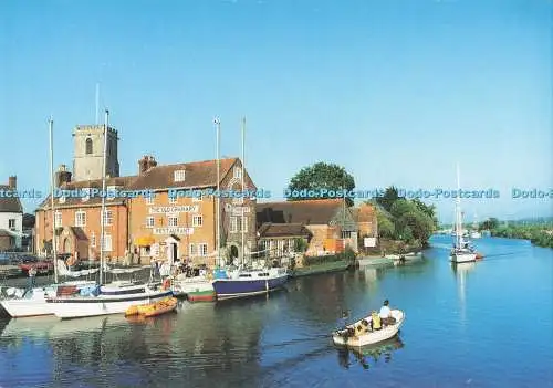 D290161 Wareham Quay und der Fluss Frome. Delpool. Delphindrucker. Michael J.