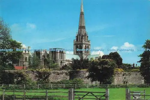 D290163 Chichester Cathedral From the Meadows. Fotopräzision. St. Ives. Huntin
