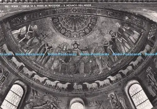 D294088 Roma. Chiesa Di S. Maria in Trastevere. E. Richter. RP