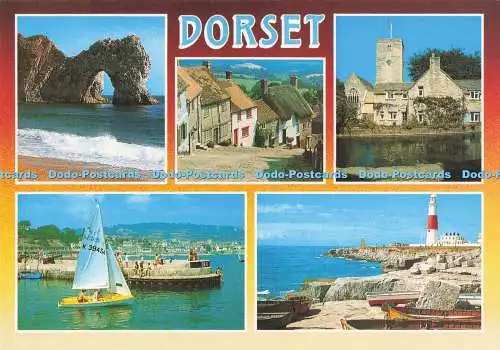 D291882 Dorset. Swanage. Portland Bill. J. Salmon. Sevenoaks. Kent. Multi View
