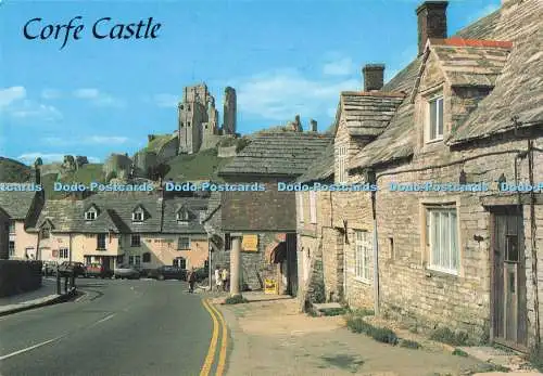 D291884 Corfe Castle and Village. J. Salmon. Sevenoaks. Kent