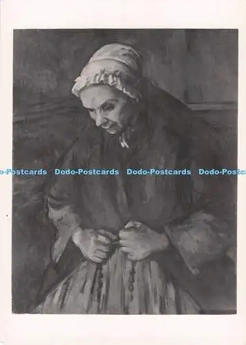 D294092 London. Nationalgalerie. La Vieille au Chapelet. Cezanne. B. Matthews