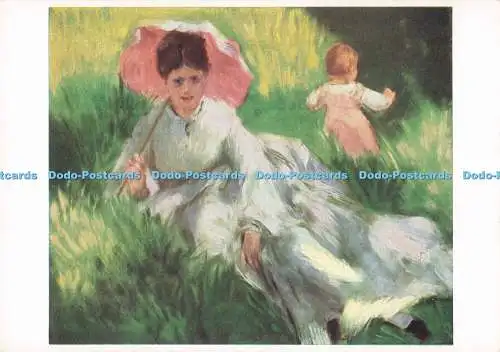 D290171 Boston. Museum der Schönen Künste. Dame mit Sonnenschirm. Auguste Renoir. Die Pa