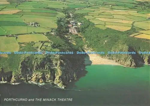 D294094 Porthcurno und das Minack Theatre. Murray King. Studio St. Ives. Cornwal