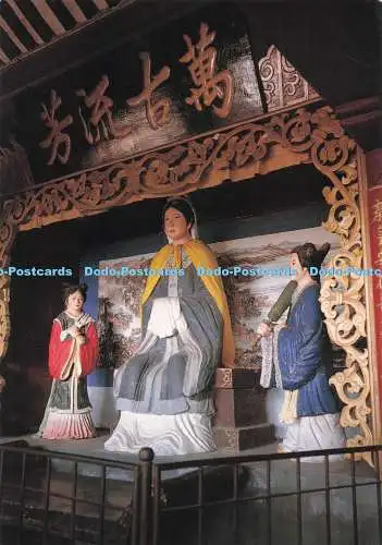 D290175 Die Farbstatue von Meng Jiangnu. China National Publications Import und