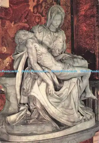 D291894 Roma. Basilika St. Peter. Michelangelo Pieta. Oto. Alterocca. 1965