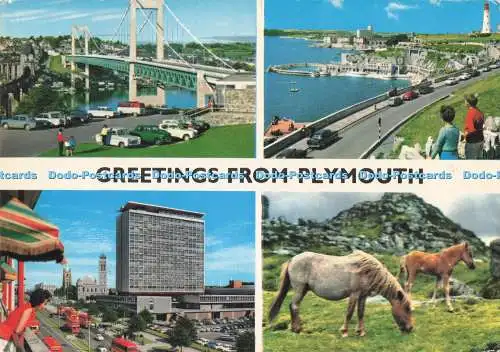 D290204 Grüße aus Plymouth. John Hinde. 1983. Multi View