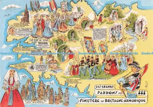 D290205 Provinzen Francaises Bretagne. Les Grands Pardons du Finistere. Artaud P