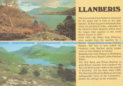 D294133 Llanberis. Snowdon und Llyn Padarn. J. Arthur Dixon. Multi View