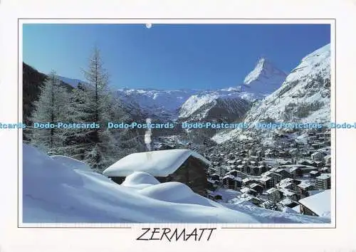 D297029 Zermatt. Wintermorgen. Stangier