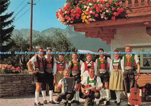 D290221 Jodler und Schuhplattlergruppe Willi Gantschnigg. St. Johnn in Tirol. Mo