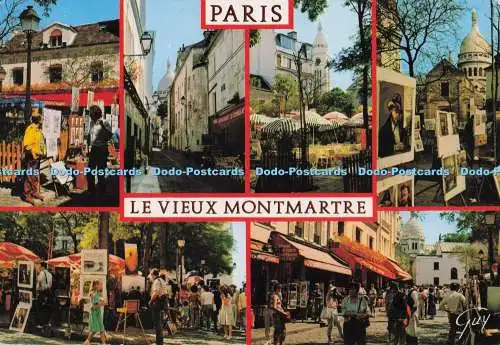 D297048 Paris. Le Vieux Montmartre. Kerl. Leconte. Multi View