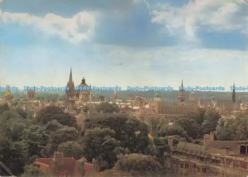 D297051 Oxford. Skyline von der Spitze des Biochemie-Gebäudes. Thomas