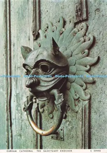 D291955 Durham Cathedral. The Sanctuary Knocker. Richter. C. 3999. X