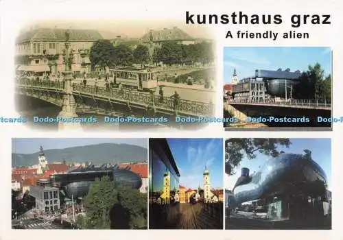 D297053 Kunsthaus Graz. Ein freundliches Alien. Landesmuseum Joanneum. F. Hruby. Multi