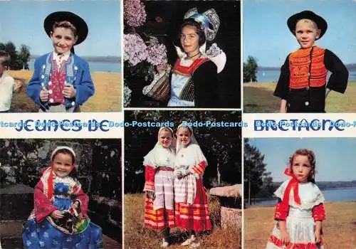D290241 Jeunes Bretagne. Filettes de Pont Aven. Jos. Iris. Multi View