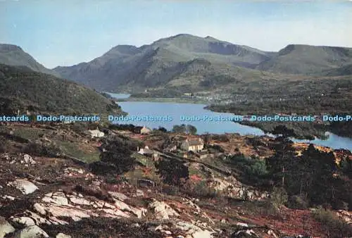 D294165 Caernarvonshire. Das Snowdon-Massiv von Fachwen. J. Arthur Dixon. Newpo