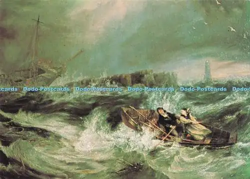 D291962 Northumberland. Bamburgh. Grace Darling Museum. Schiffswrack auf See. Beric