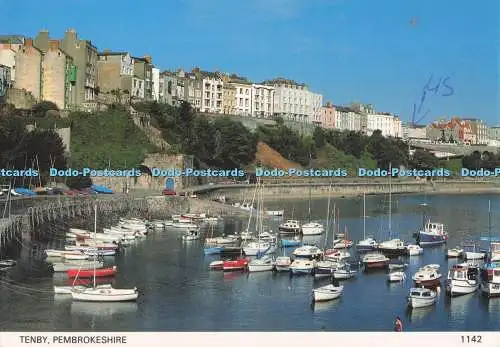D294179 Tenby. Pembrokeshire. Pembrokeshire Eye Postkarten. Haven Colourprint