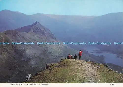 D294181 Grib Goch vom Snowdon Summit. Richter. C. 360