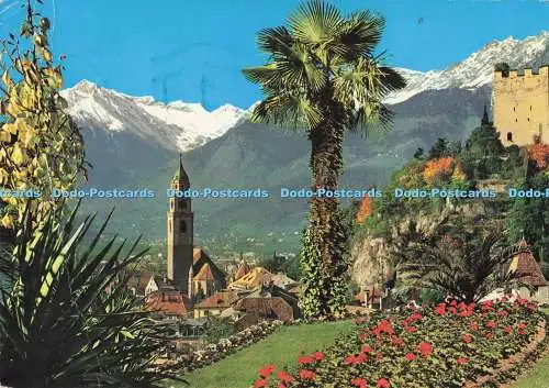 D291979 Kurstadt Meran. Gegen Texelgruppe. Meran. Foto Dieter Drescher