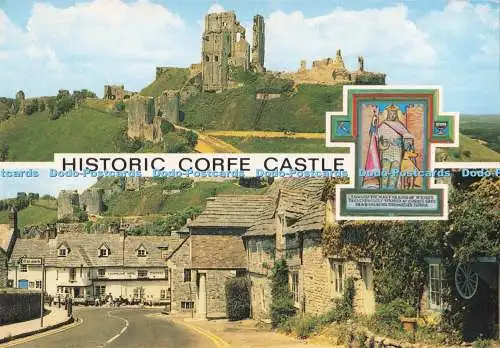D291987 Historisches Corfe Castle. J. Salmon. Sevenoaks. Kent. Multi View