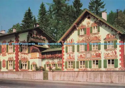 D297089 Passionsspieldorf Oberammergau. Hansl und Gretl Heim. Dr. Greiff