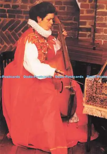 D294202 Tudor Lady in the Great Hall. Mitglied von Danse Royale. Laslett. Maler.