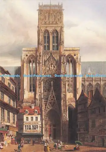 D294206 Dulwich Bildergalerie. Kathedrale von Rouen. Südportal. Charles Wild. Vi