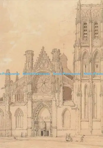 D294207 Dulwich Bildergalerie. Kirche St. Jacques. Dieppe. Westfront. John