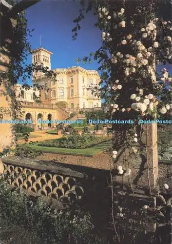 D290285 Isle of Wight. Osborne House. Die Pergola an den unteren Terrassenrahmen. E
