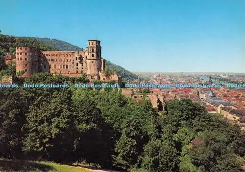 D294212 Heidelberg am Neckar. Blick auf Schloss und Stadt. Andres