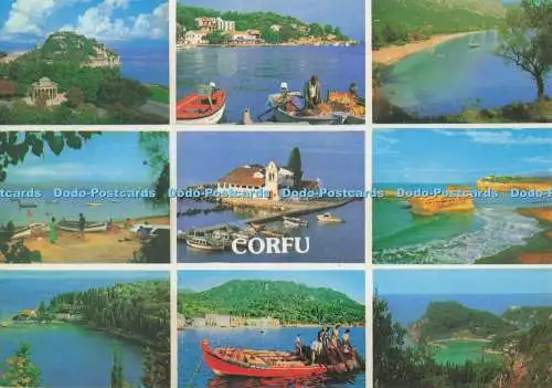 D297118 Korfu. Der Strand. Multi View